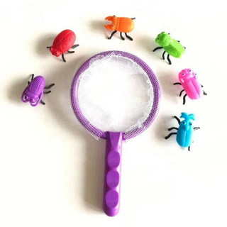 Plastic Insect Catching Toys Beach Net Game Set