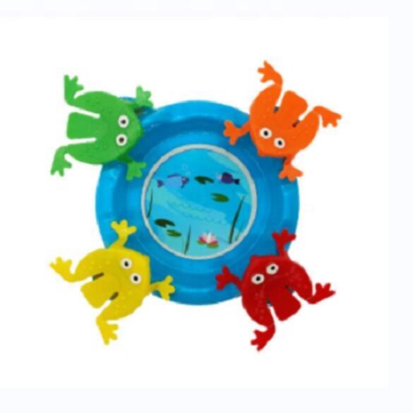 Children's Plastic Animal Toy Jumping Frog Set