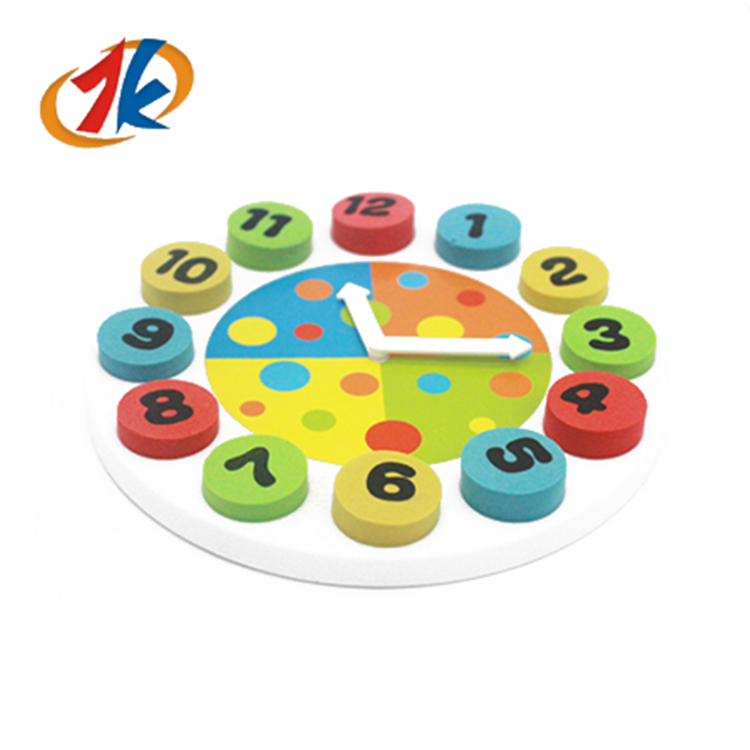 Sedex Audit Factory Best Selling Learning Toy EVA Clock For Kids